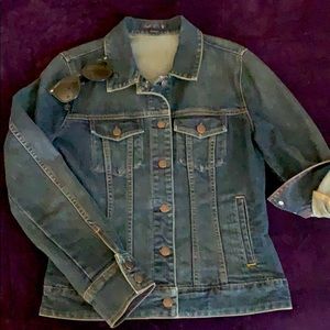 J.Crew dark denim jacket